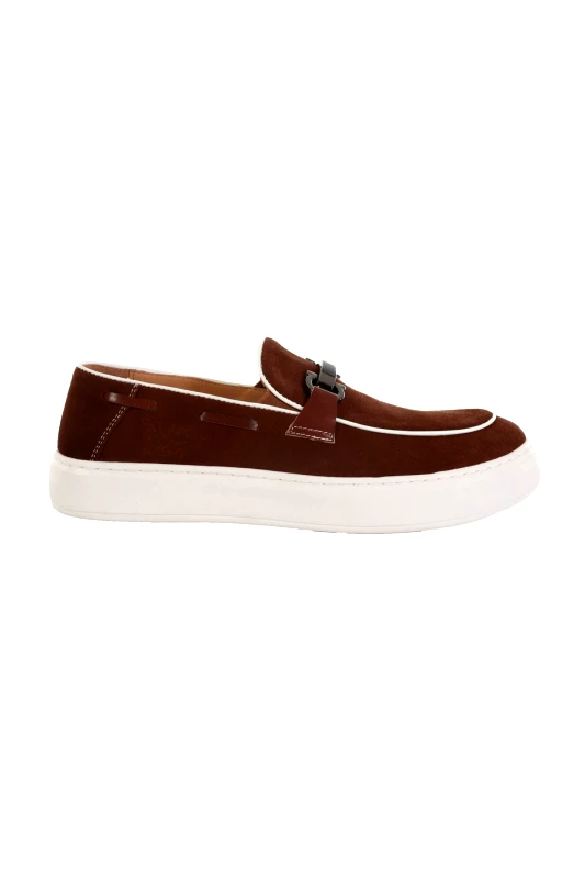 V 19.69 V 19.69 ΠΑΠΟΥΤΣΙ LOAFER SUEDE ΚΑΦΕ