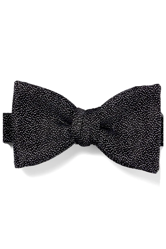HUGO HUGO ΠΑΠΙΓΙΟΝ ΜΙΚΡΟΣΧΕΔΙΟ BOW TIE DRESSY ΜΑΥΡΟ
