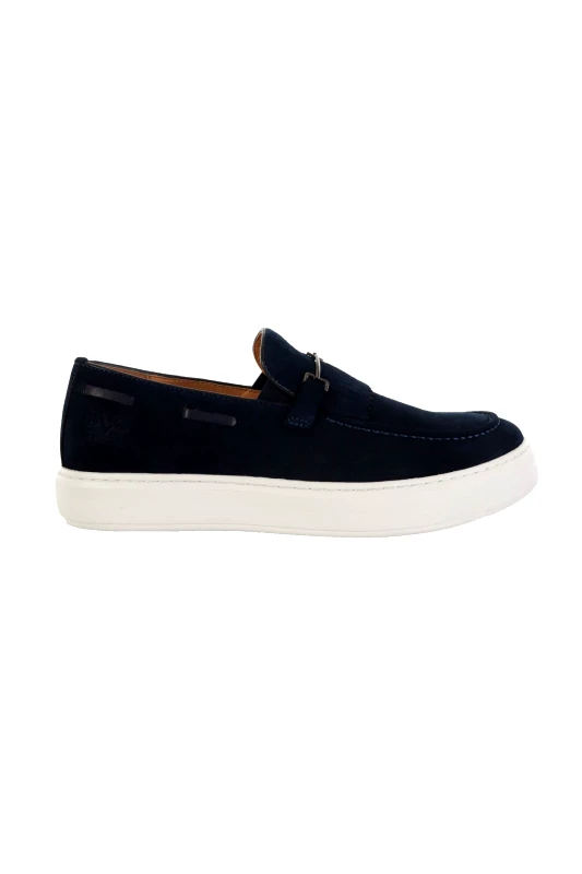 V 19.69 V 19.69 ΠΑΠΟΥΤΣΙ LOAFER SUEDE ΜΠΛΕ