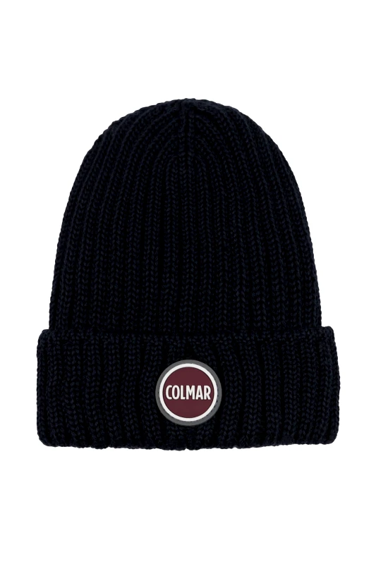 COLMAR COLMAR ΣΚΟΥΦΟΣ ΠΛΕΚΤΟ FILMAX LOGO ΜΠΛΕ