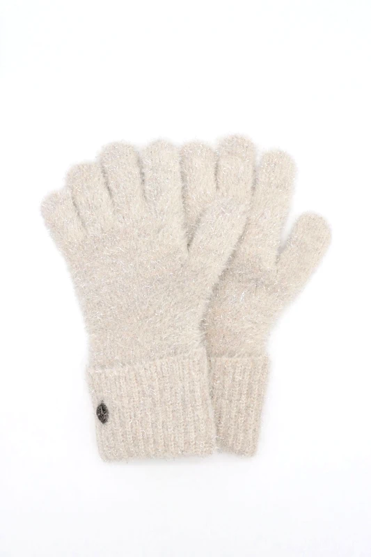 KURT GEIGER KURT GEIGER ΓΑΝΤΙΑ LUREX EAGLE GLOVES LOGO ΜΠΕΖ