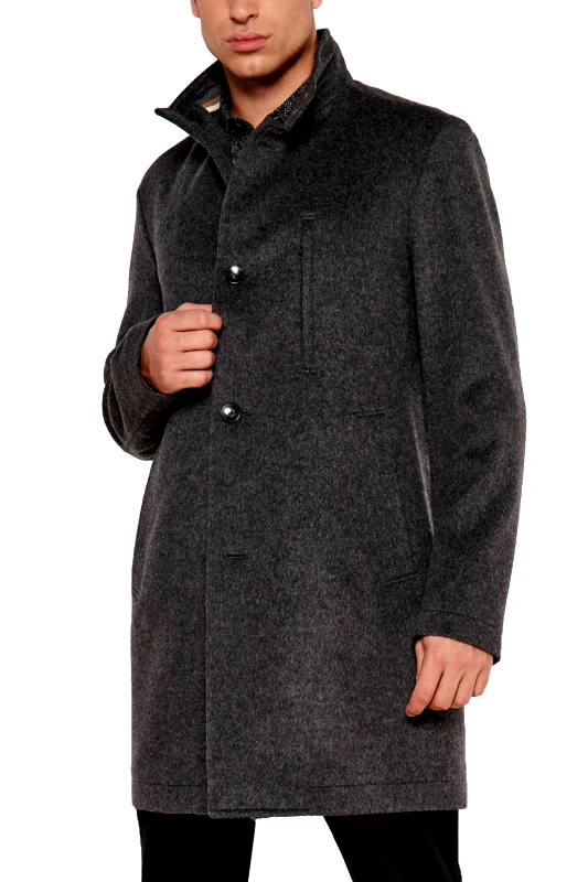 BOSS BOSS ΠΑΛΤΟ H-HYDE-SU-244 ΓΚΡΙ