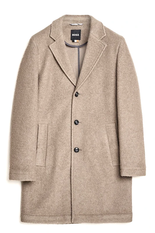 BOSS BOSS ΠΑΛΤΟ C-HYDE-STT-244 ΓΚΡΙ