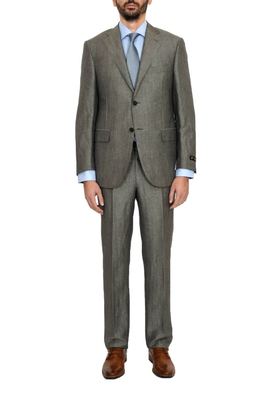 CORNELIANI CORNELIANI ΚΟΣΤΟΥΜΙ ΡΙΓΕ ΓΚΡΙ