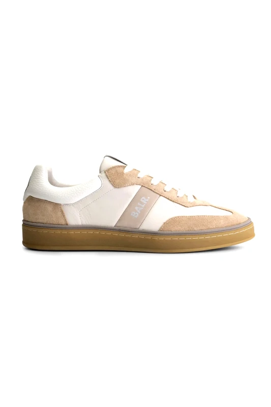 BALR. BALR. ΠΑΠΟΥΤΣΙΑ SNEAKERS LONDON CLASSIC LOGO ΕΚΡΟΥ-ΜΠΕΖ