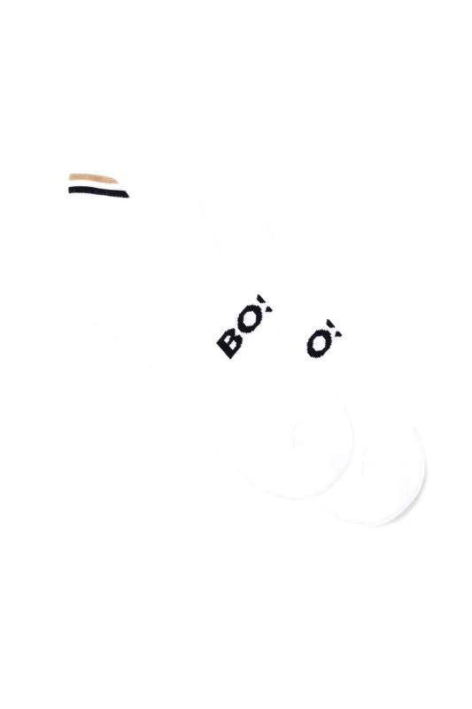 BOSS BOSS ΚΑΛΤΣΑΚΙΑ 2P SL AS ICONIC LOOP CC ΛΕΥΚΟ