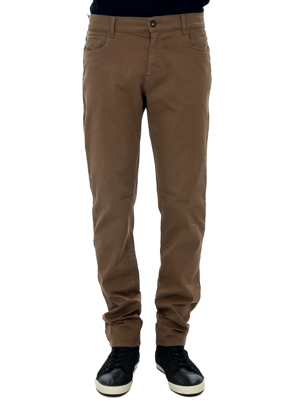 TRUSSARDI JEANS TRUSSARDI JEANS ΠΑΝΤΕΛΟΝΙ 5ΤΣΕΠΟ 370 CLOSE ΠΟΥΡΟ ΚΑΦΕ