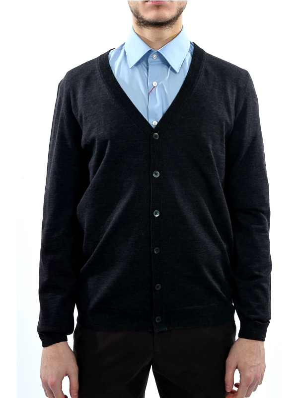 BOSS BOSS ΠΛΕΚΤΟ ΖΑΚΕΤΑ MARDON SLIM FIT ΑΝΘΡΑΚΙ