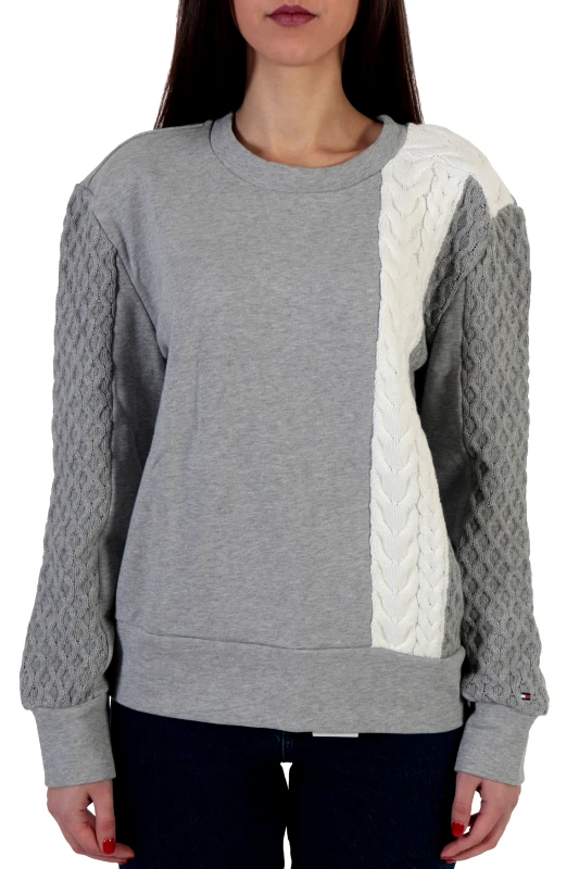 TOMMY HILFIGER TOMMY HILFIGER ΦΟΥΤΕΡ C-NK OLLIE ΓΚΡΙ