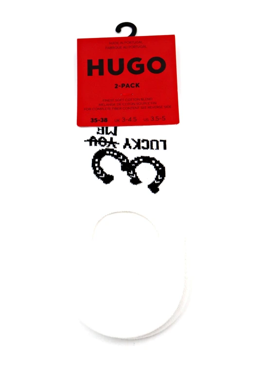 HUGO HUGO ΚΑΛΤΣΕΣ 2P LC LUCKY CC W ΛΕΥΚΟ