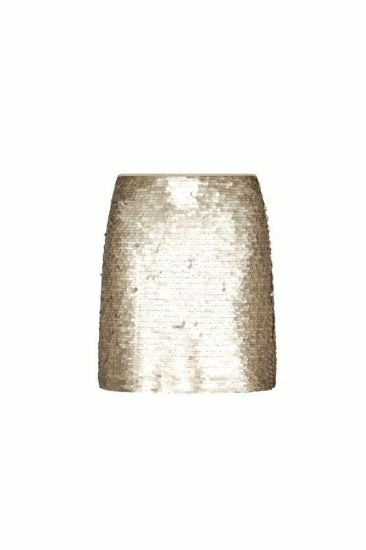 MARELLA MARELLA MONOCHROME ΦΟΥΣΤΑ ZOLLA MINI ΠΑΓΙΕΤΑ ΧΡΥΣΟ