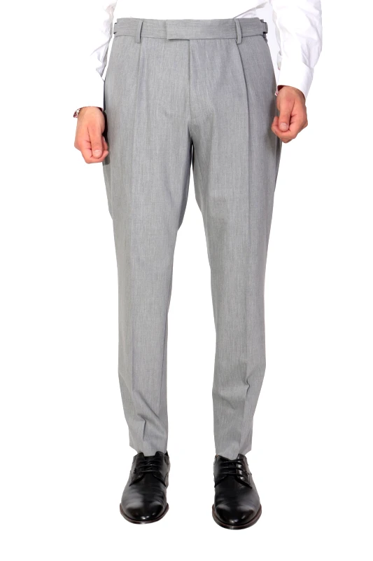 BOSS BOSS ΠΑΝΤΕΛΟΝΙ CHINO RELAXED FIT P-PAGE-PL-DTL-243 ΓΚΡΙ