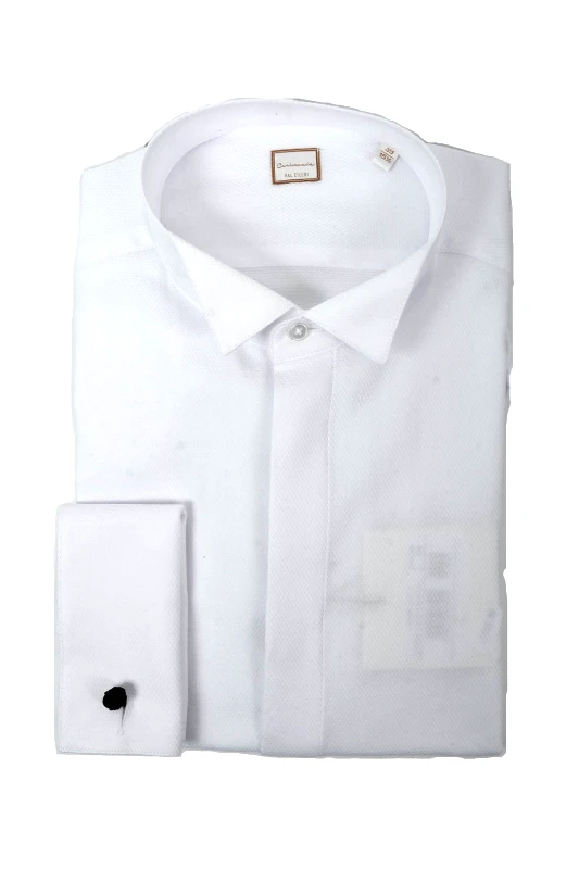 PAL ZILERI PAL ZILERI ΠΟΥΚΑΜΙΣΟ ΜΙΚΡΟΣΧΕΔΙΟ ΣΠΑΣΤΟΣ ΓΙΑΚΑΣ ΜΑΝΙΚΕΤΟΚΟΥΜΠΟ ΛΕΥΚΟ