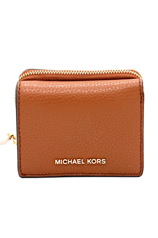 MICHAEL KORS MICHAEL KORS ΠΟΡΤΟΦΟΛΙ EMPIRE METAΛΛΙΚΟ LOGO ΤΑΜΠΑ