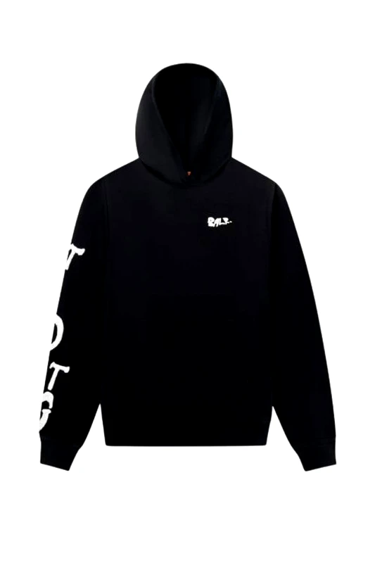BALR. BALR. ΦΟΥΤΕΡ HOODIE BOXFIT LOGO ΜΑΥΡΟ