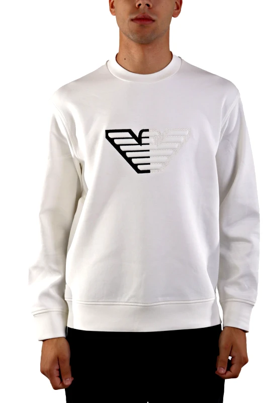 EMPORIO ARMANI EMPORIO ARMANI ΦΟΥΤΕΡ BIG EAGLE LOGO ΛΕΥΚΟ