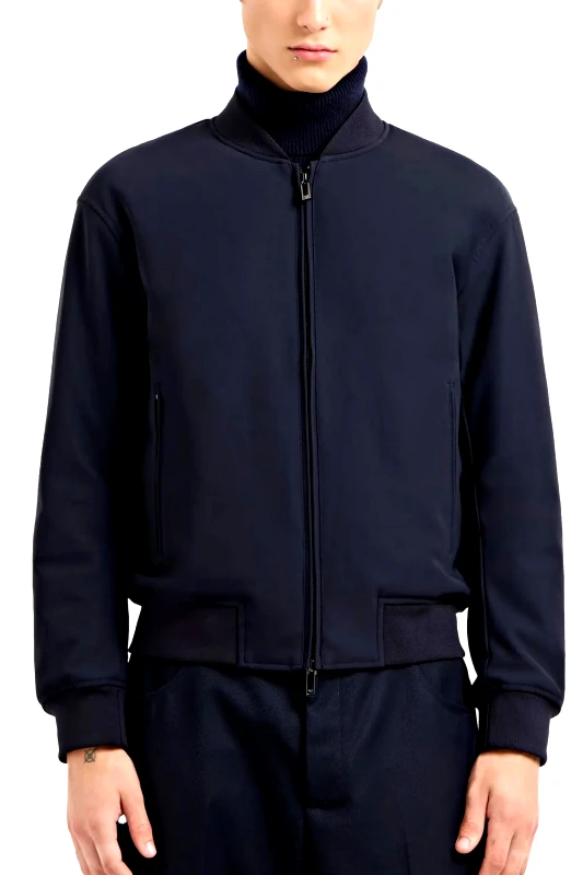 EMPORIO ARMANI EMPORIO ARMANI ΜΠΟΥΦΑΝ BOMBER ΜΠΛΕ