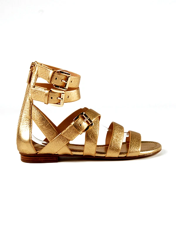 MICHAEL KORS MICHAEL KORS ΠΑΠΟΥΤΣΙΑ ΣΑΝΔΑΛΙ JOCELYN ΧΡΥΣΟ