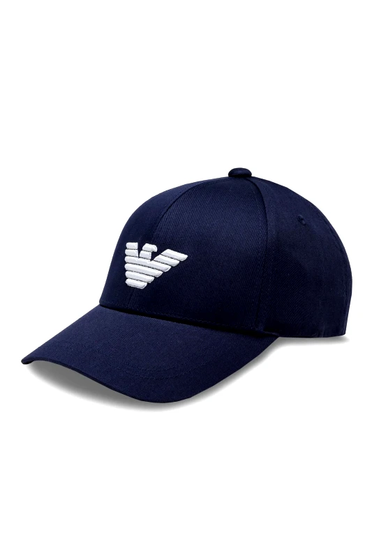 EMPORIO ARMANI EMPORIO ARMANI ΚΑΠΕΛΟ LOGO ΜΠΛΕ