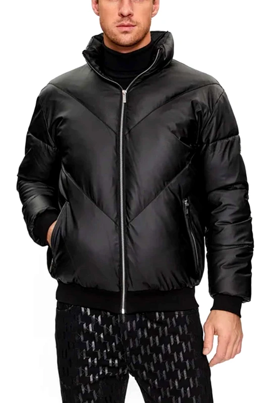 KARL LAGERFELD KARL LAGERFELD ΜΠΟΥΦΑΝ BOMBER LOGO ΜΑΥΡΟ