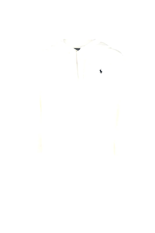 RALPH LAUREN RALPH LAUREN ΦΟΥΤΕΡ HOODIE LOGO ΛΕΥΚΟ