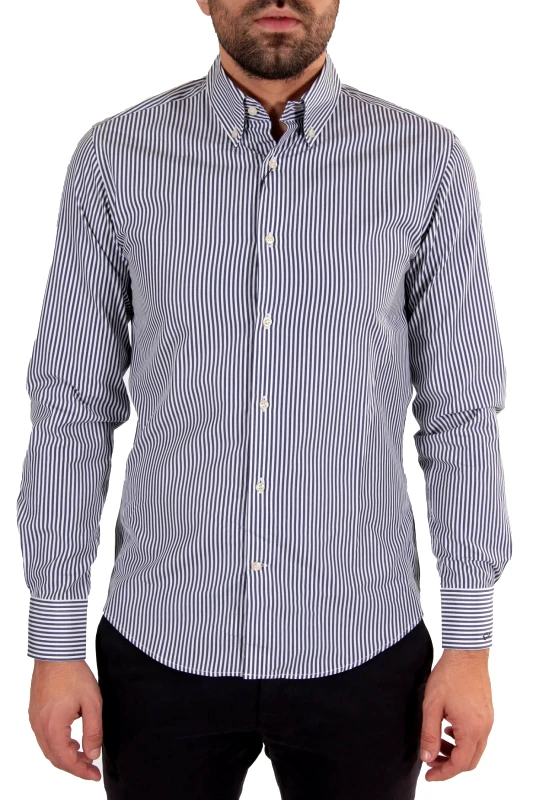 PAUL&SHARK PAUL&SHARK ΠΟΥΚΑΜΙΣΟ BD SHARK FIT ΡΙΓΕ ΜΠΛΕ