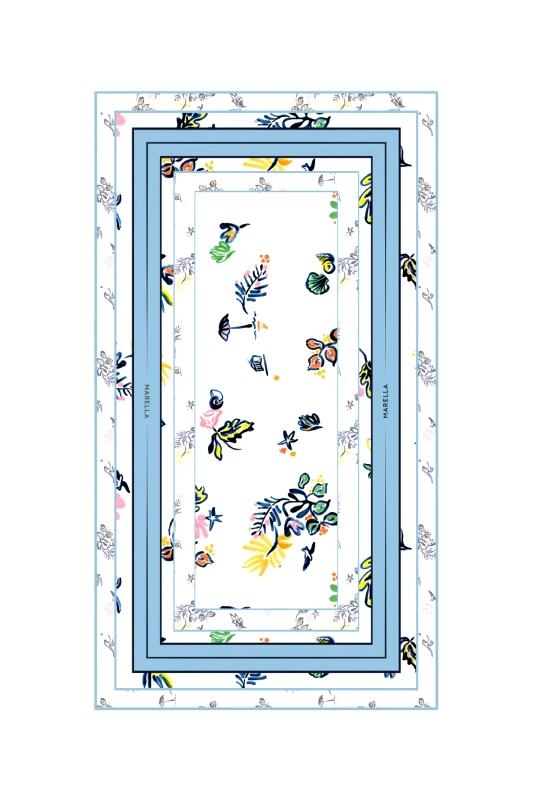 MARELLA MARELLA ΦΟΥΛΑΡΙ IMMERSO LOGO ΣΙΕΛ-ΛΕΥΚΟ