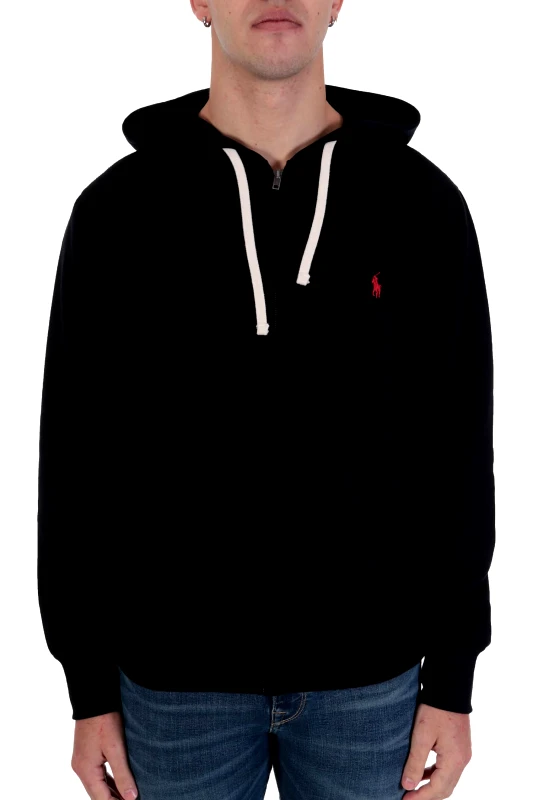 RALPH LAUREN RALPH LAUREN ΦΟΥΤΕΡ ZIPHOOD ΜΑΥΡΟ