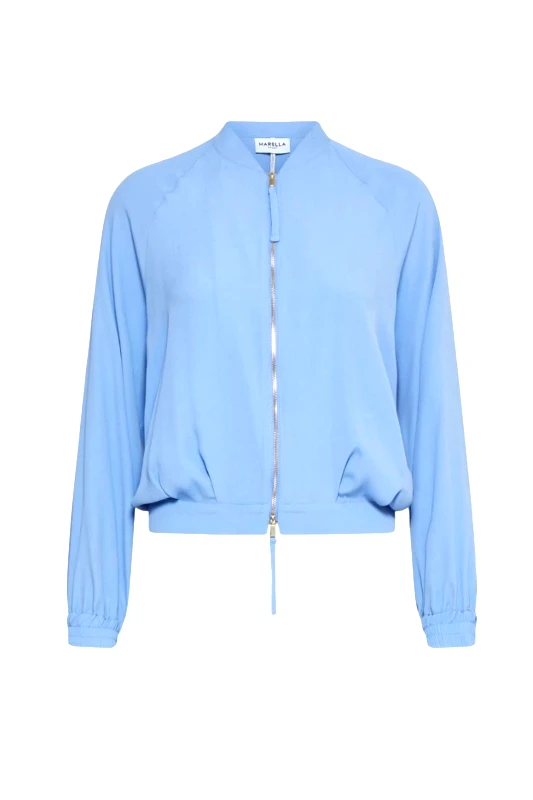 MARELLA MARELLA ΜΠΟΥΦΑΝ JACKET ΜΕΤΑΞΙ GRINTA ΣΙΕΛ