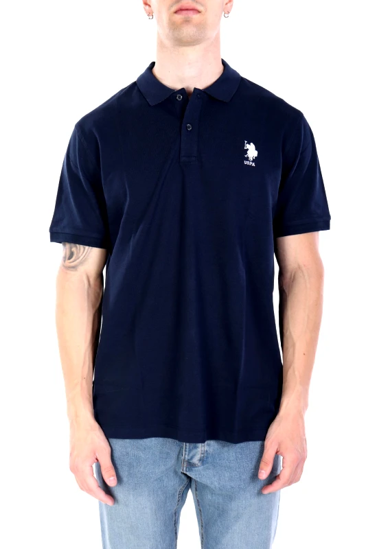 U.S. POLO ASSN U.S. POLO ASSN. ΜΠΛΟΥΖΑ ΜΠΛΕ ΑΝΔΡΙΚΟ POLO ΠΙΚΕ