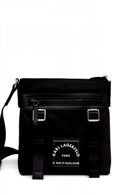 KARL LAGERFELD KARL LAGERFELD ΤΣΑΝΤΑΚΙ CROSSBODY RSG UTILITY ΜΑΥΡΟ
