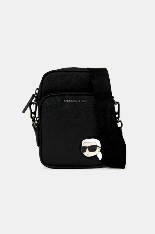 KARL LAGERFELD KARL LAGERFELD ΤΣΑΝΤΑΚΙ CROSSBODY K/IKONIK 2.0 KORE NS ΜΑΥΡΟ