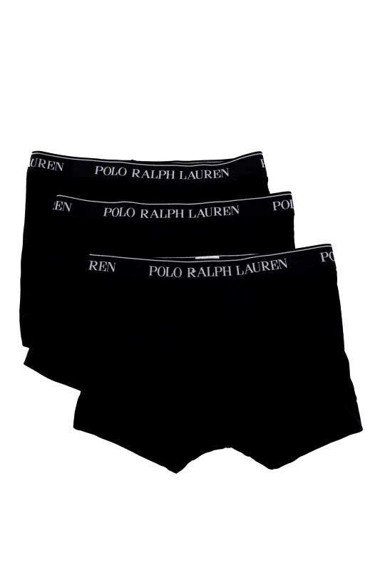 RALPH LAUREN RALPH LAUREN UNDERWEAR ΕΣΩΡΟΥΧΟ ΣΕΤ 3PACK STRETCH COTTON TRUNK ΜΑΥΡΟ