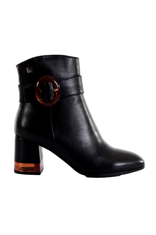 LAURA BIAGIOTTI LAURA BIAGIOTTI ΠΑΠΟΥΤΣΙΑ ΜΠΟΤΑΚΙ ΜΕ ΑΓΚΡΑΦΑ ΣΤΟ ΠΛΑΙ ΔΙΑΦΑΝΕΙΑ ΣΤΟ ΤΑΚΟΥΝΙ ΜΑΥΡΟ