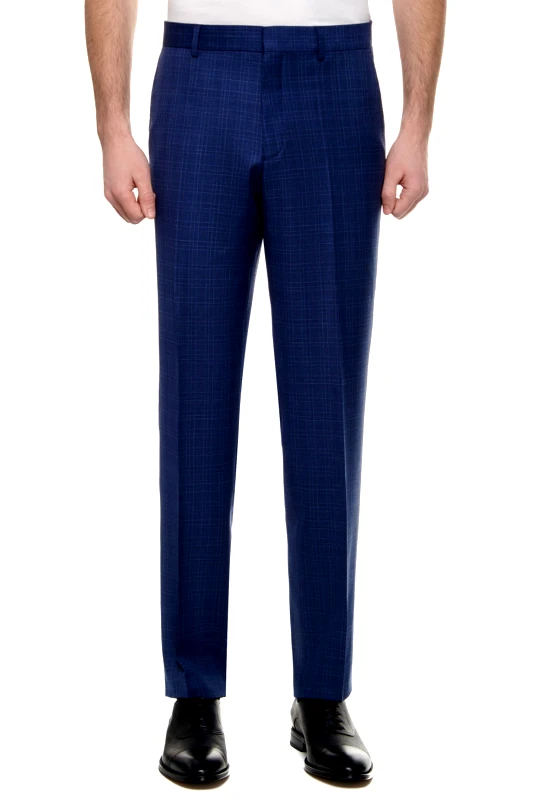 BOSS BOSS ΠΑΝΤΕΛΟΝΙ ΚΟΣΤΟΥΜΙΟΥ ΚΑΡΩ REGULAR FIT H-LENON-MM-224 ΜΠΛΕ