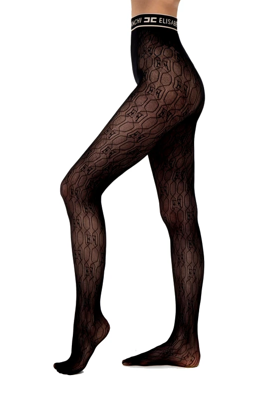 ELISABETTA FRANCHI ELISABETTA FRANCHI ΚΑΛΣΟΝ LOGO ΜΑΥΡΟ