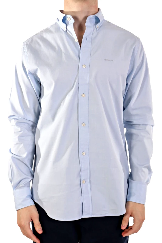 GANT GANT ΠΟYΚΑΜΙΣΟ REG PINPOINT OXFORD SHIRT ΓΑΛΑΖΙΟ