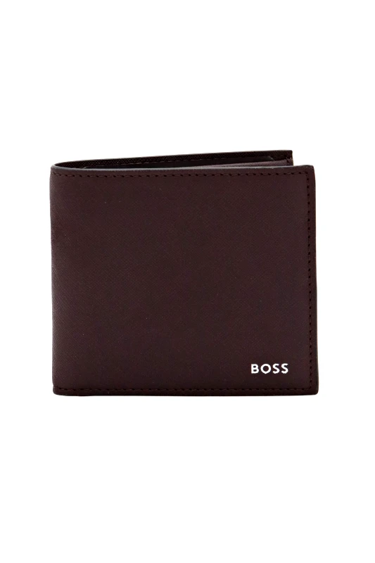 BOSS BOSS ΠΟΡΤΟΦΟΛΙ ZAIR S 4CC COIN ΜΠΟΡΝΤΩ