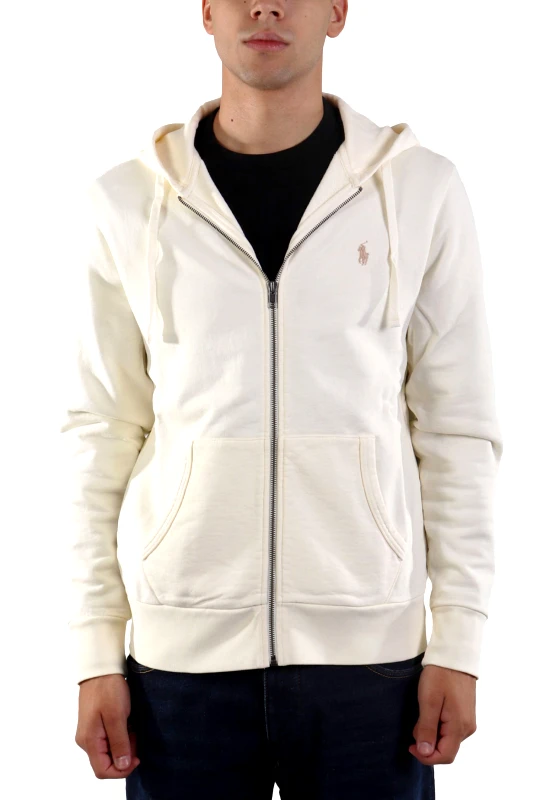 RALPH LAUREN RALPH LAUREN ΦΟΥΤΕΡ ZIPHOOD LOGO ΕΚΡΟΥ