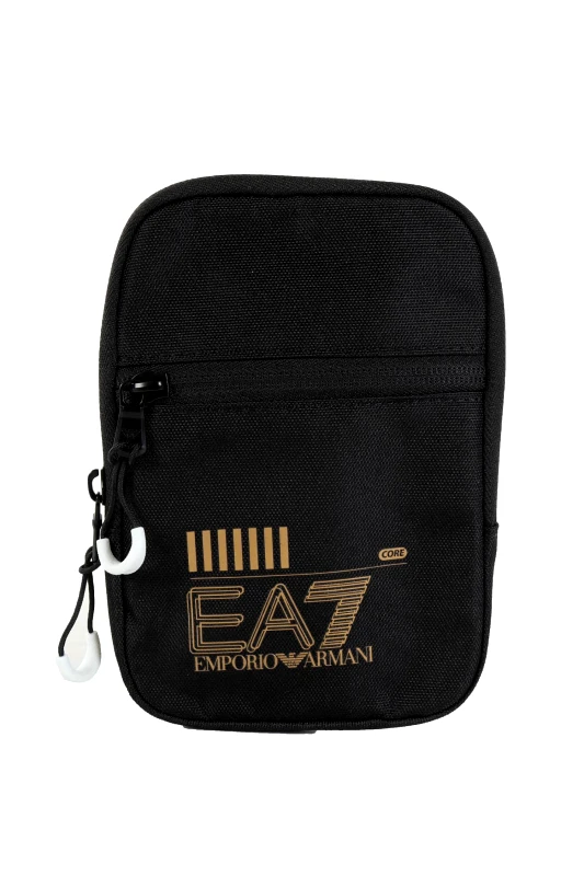 ARMANI 7 ARMANI 7 ΤΣΑΝΤΑΚΙ ΩΜΟΥ POUCH LOGO ΜΑΥΡΟ-ΧΡΥΣΟ