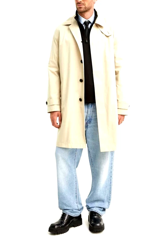 HUGO HUGO ΚΑΜΠΑΡΝΤΙΝΑ MIDI MAVER2431 ΚΡΥΦΑ ΚΟΥΜΠΙΑ ΜΠΕΖ