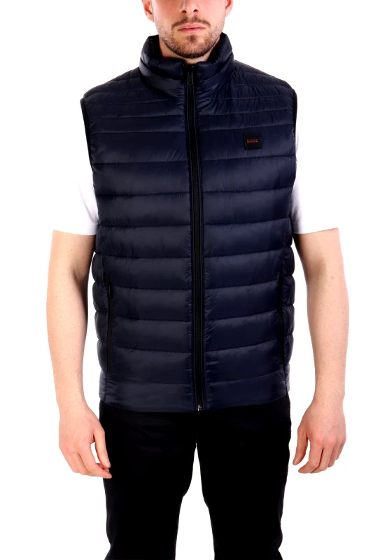 BOSS BOSS CASUAL ΑΜΑΝΙΚΟ ΜΠΟΥΦΑΝ ODENO2 ΣΚΟΥΡΟ ΜΠΛΕ