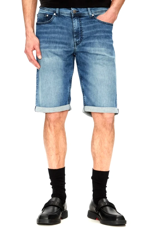 KARL LAGERFELD KARL LAGERFELD ΒΕΡΜΟΥΔΑ JEANS 5-POCKET ΓΑΛΑΖΙΟ