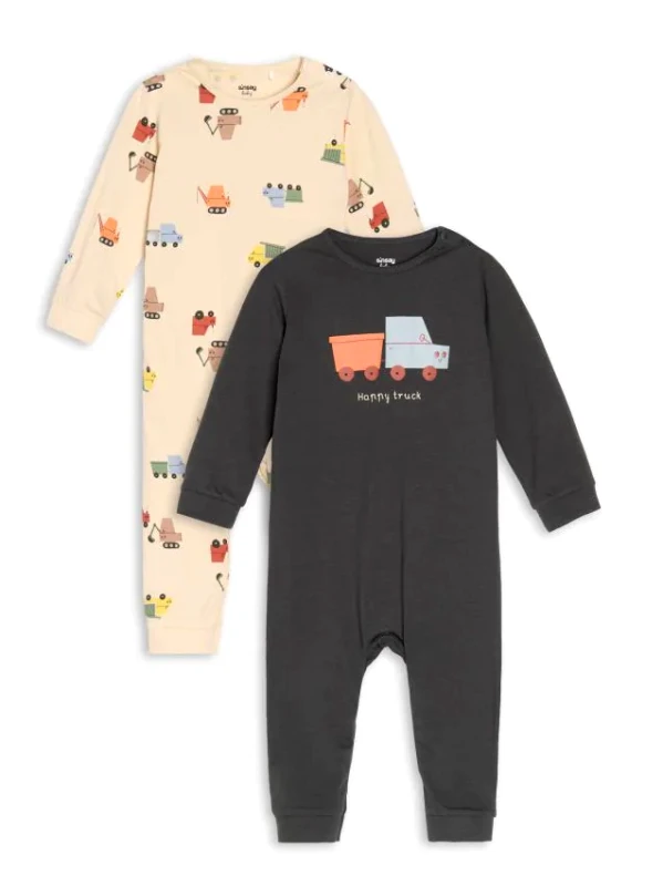 Sinsay Sinsay - Σετ με 2 onesie - κρεμ