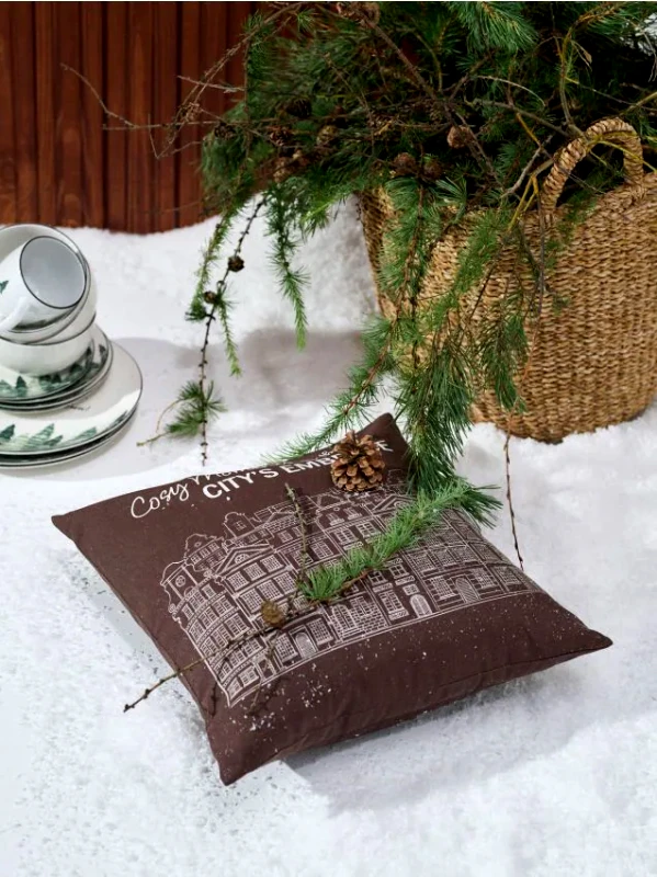 Sinsay Sinsay - Μαξιλαροθήκη - σκουρο καφέ