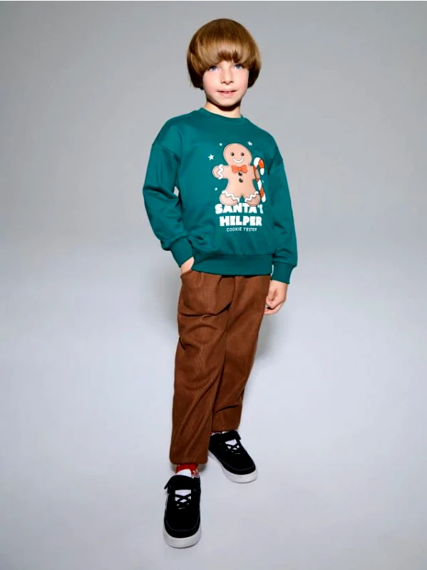 Sinsay Sinsay - Παντελόνι jogger - σκουρο καφέ