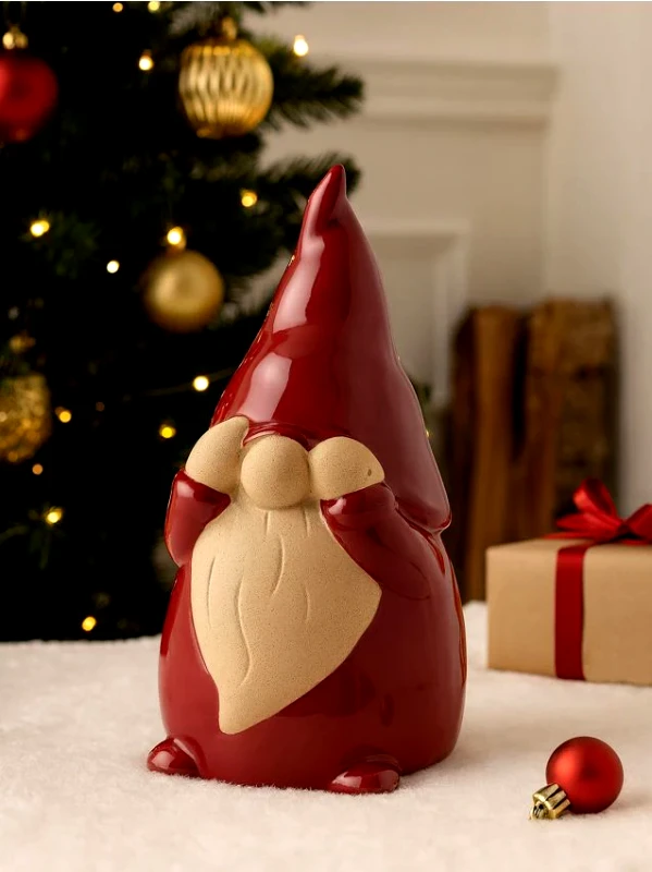 Sinsay Sinsay - Χριστουγεννιάτικο διακοσμητικό σε σχήμα καλικάντζαρου - μπορντο