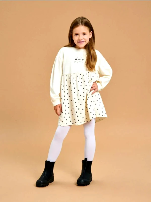 Sinsay Sinsay - Floral φόρεμα - κρεμ