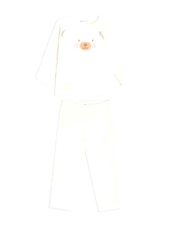 Sinsay Sinsay - Πιτζάμες δύο τεμαχίων - κρεμ