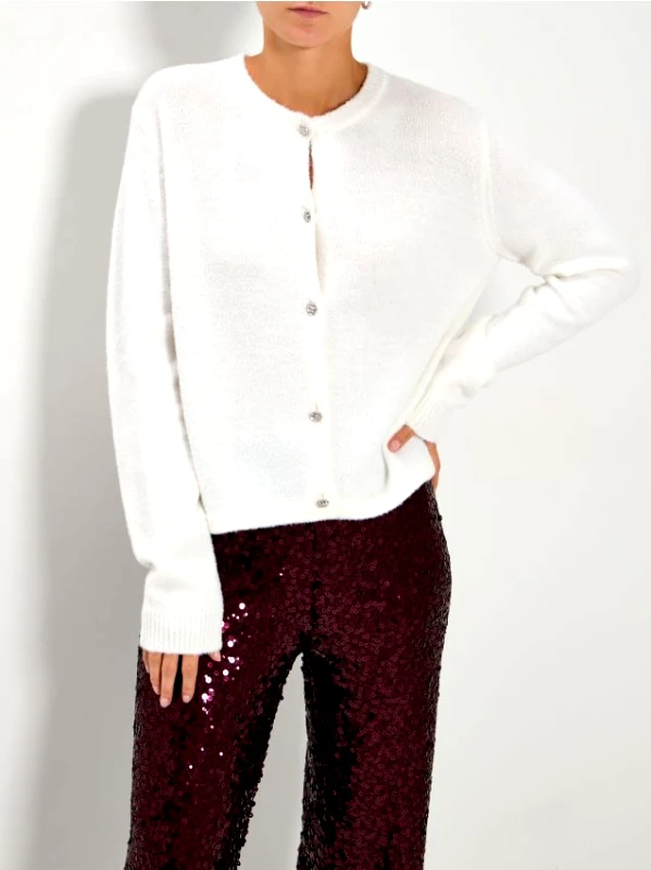 Sinsay Sinsay - LADIES` SWEATER - λευκο